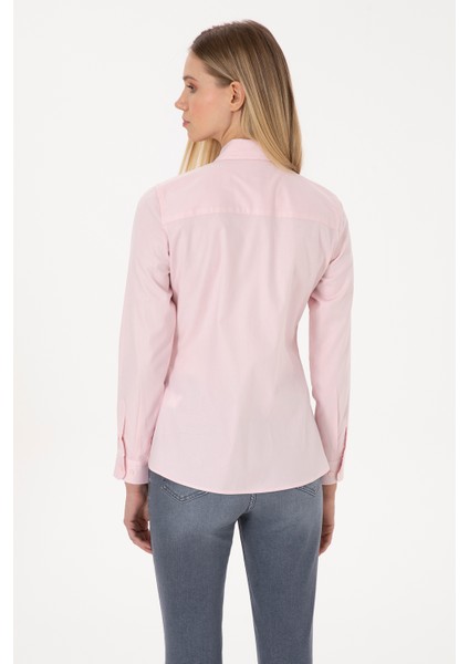 Kadın Açık Pembe Gömlek Basic 50308038-VR078 indirimleri