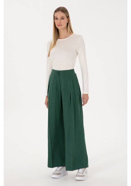 Kadın Koyu Yeşil Pantolon (Kanvas-Chino) 50309255-VR079 modelleri