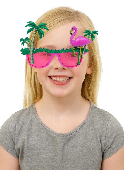 Parti Gözlükleri Lüx Flamingo Modelli Eğlenceli ve Şık Parti Aksesuarı