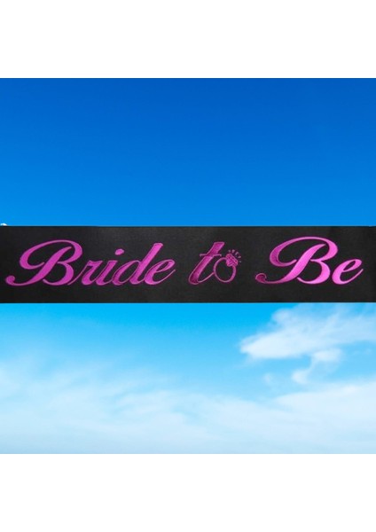 Bride To Be Kuşak Siyah Fuşya fırsatları