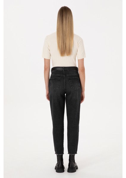 Kadın Siyah Pantolon (Jean) 50316576-DN0027 fırsatları