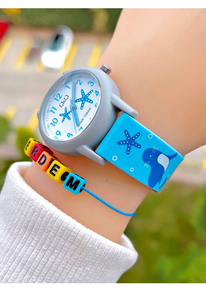 Silikon Kordonlu 10 Atm Su Geçirmez Erkek Çocuk Kol Saati Kişiye Özel Hediye Isimli Bileklik fırsatları