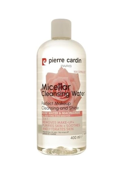 Pierre Cardin Gently Cleansing Micellar Water With Rose Water & Niacinamide-Makyaj Temizleme Suyu fiyatları