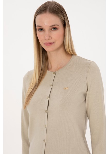 Kadın Açık Haki Hırka (Triko) 50307719-VR183 fiyatları