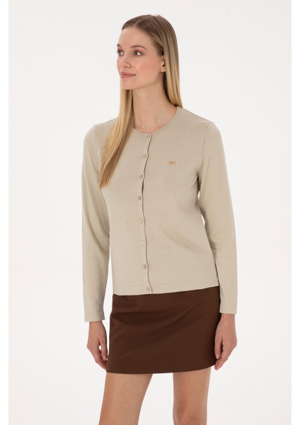 Kadın Açık Haki Hırka (Triko) 50307719-VR183 modelleri
