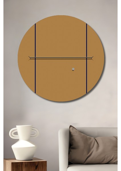 Minimalist Geometrik Dekoratif Ahşap Mdf Ev/işyeri Duvar Tablo Yuvarlak Ev/işyeri Duvar Tablo