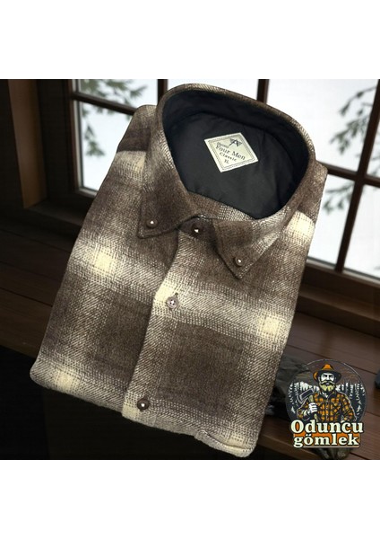 Kışlık Pamuklu Uzun Kollu Cepli Hakiki Oduncu Gömlek (Regular Kalıp) modelleri