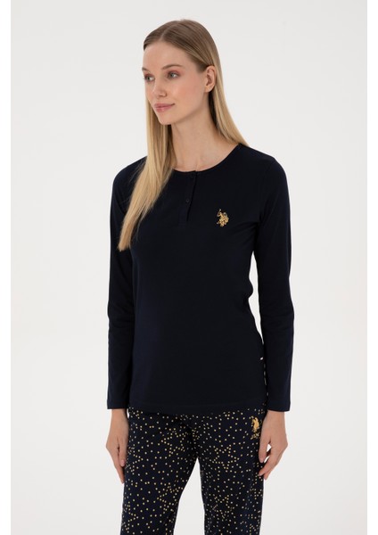 Kadın Lacivert Pijama Takım 50318931-VR033 modelleri