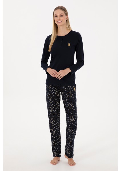 Kadın Lacivert Pijama Takım 50318931-VR033 fırsatları