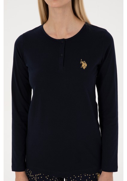 Kadın Lacivert Pijama Takım 50318931-VR033