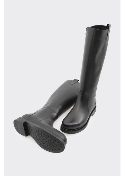 Hakiki Deri Düz Taban Kadın Çizme fırsatları