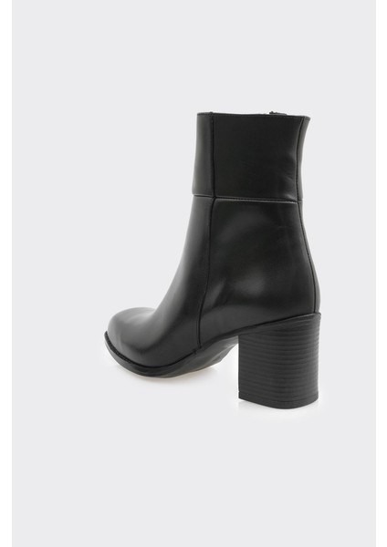 Hakiki Deri Fermuarlu Kadın Klasik Bot modelleri