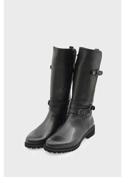 Hakiki Deri Fermuarlı Kadın Kısa Çizme fiyatları