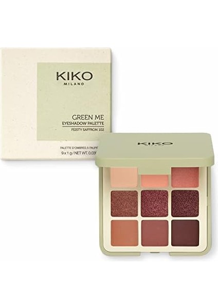 Kiko Göz Farı - Green Me Eyeshadow Palette - 102 Feisty Saffron fiyatları