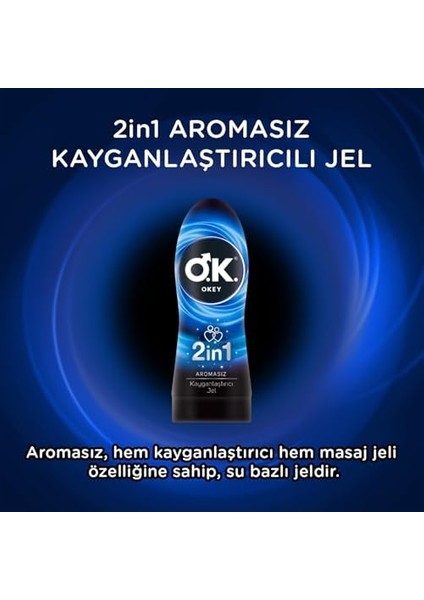 Okey 2 In 1 Aromasız Kayganlaştırıcı Jel 200 ml fiyatları