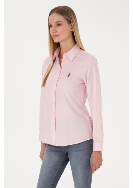 Kadın Açık Pembe Gömlek Basic 50308038-VR078 modelleri