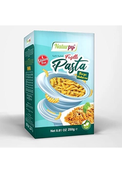 Naturpy Glutensiz Burgu (Fusilli) Makarna 250 gr modelleri