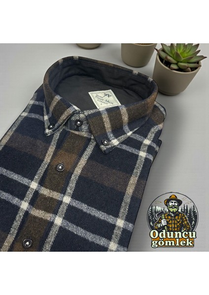 Kışlık Pamuklu Uzun Kollu Cepli Hakiki Oduncu Gömlek (Regular Kalıp) fiyatları