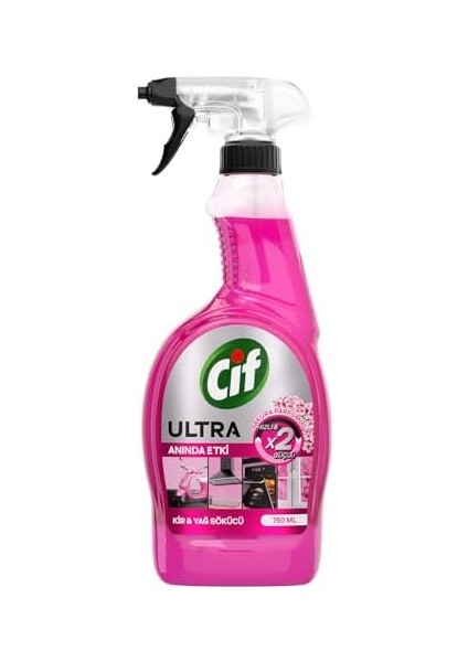 Cif Ultra Sprey Sakura Parfümlü 750 ml