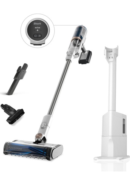 Powervac 5.0 | 30 Gün Hazneli Otomatik Boşaltmalı Şarjlı Dikey Süpürge | 2.7 kg Ultra Hafif