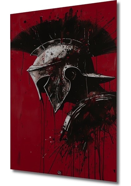Spartan Savaşçı Ahşap Mdf Dekoratif Ev/işyeri Duvar Tablo Dikdörtgen Ev/işyeri Duvar Tablo fiyatları