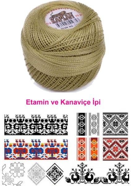 Kaplan Etamin ve Kanaviçe Ipi 8 No Kod/renk: 118 - Royaleks fiyatları