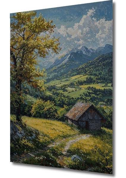 Büyüleyici Dağ Manzarası Dekoratif Ahşap Mdf Ev/işyeri Duvar Tablo Dikdörtgen Ev/işyeri Duvar Tablo fiyatları