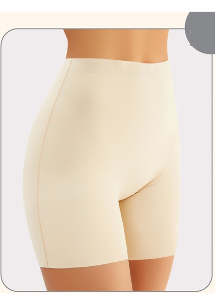 Miss Flex Ten Lazer Kesim Yüksek Bel Boxer 6007