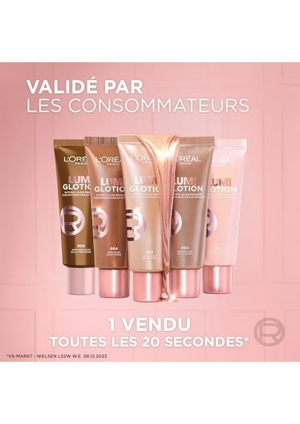 L'oréal Parıs Glotion All-In-One Doğal Işıltı Aydınlatıcı Losyon - 902 Light Glow