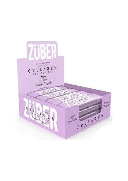 Züber Orman Meyveli Kolajen Protein Bar (12 x 35GR) fiyatları