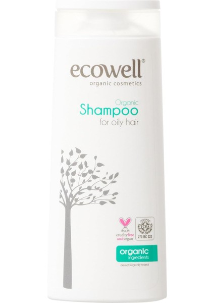 Ecowell Organik Yağlı Saçlar Için Vegan Saç Şampuanı (1 x 300 Ml) fiyatları