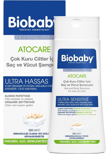 Biobaby Atopik Ciltler Için Şampuan 300 ml fiyatları