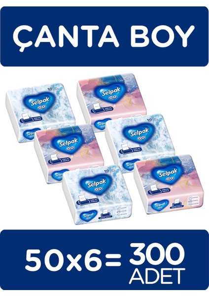 Go Çek-Al Havlu 6*50 Yaprak