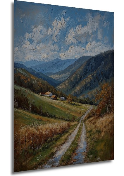 Büyüleyici Dağ Manzarası Ahşap Mdf Dekoratif Ev/işyeri Duvar Tablo Dikdörtgen Ev/işyeri Duvar Tablo modelleri