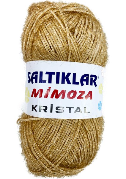 1 Adet Mimoza Kristal Işıltılı Şal Patik Yelek Ipi 100