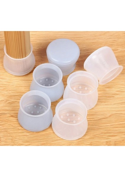 Masa Ve Sandalye Ayak Koruyucu Silikon 12 Adet (4915)