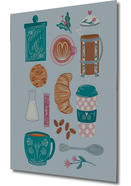 Kahve Saati Dekoratif Ahşap Mdf Ev/işyeri Duvar Tablo Dikdörtgen Ev/işyeri Duvar Tablo fiyatları