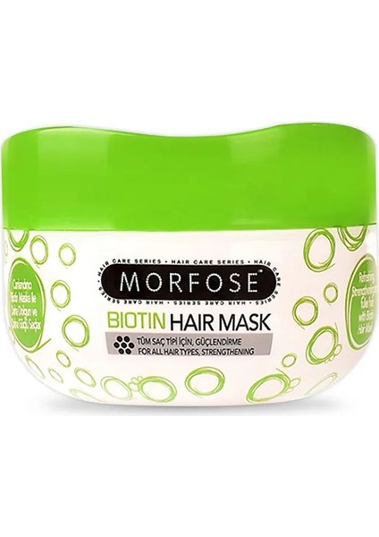 Biotin Saç Maskesi 500 ml - Gür ve Dolgun Saçlar - Mrfs