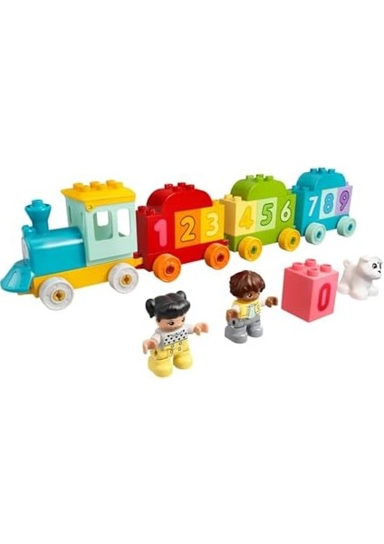Ilk Sayı Treni - Saymayı Öğren 10954-18 Ay ve Üzeri Çocuklar Için Sayma Yetisini Geliştiren Eğitici Oyuncak Yapım Seti (23 Parça) modelleri