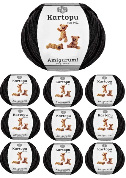 10 Adet Amigurumi El Örgü Ipi 50GR 940