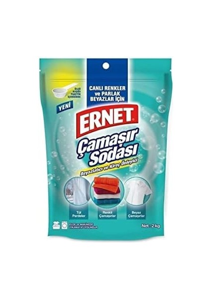 Ernet Çamaşır Sodası 2 kg fiyatları