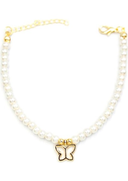 Kelebek Inci Bileklik - Altın fiyatları