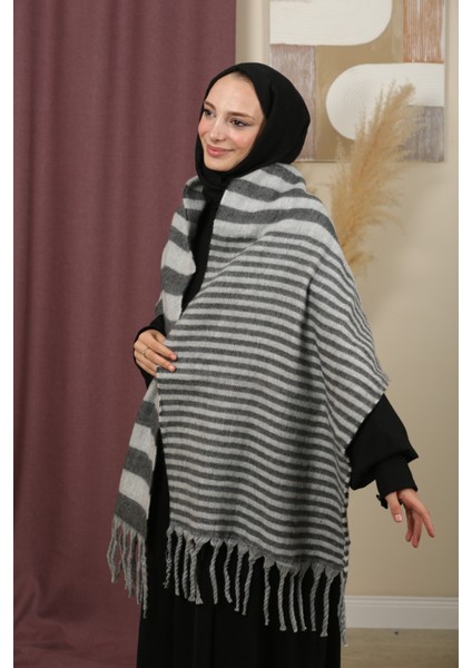 Çift Taraflı Kışlık Omuz Şalı indirimleri