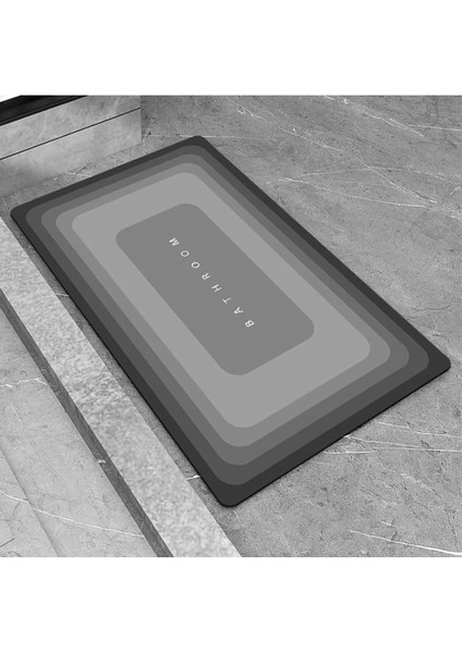 Sihirli Su Emici Paspası Kaymaz Tabanlı Abdest Paspası 3 mm 38X58