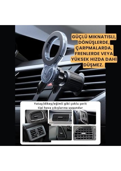 Pro Süper Manyetik Araç Içi Telefon Tutucu, Havalandırma Sıkıştırmalı Stabil Telefon Tutucu fiyatları