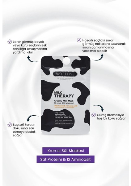 Milk Therapy Kremsi Süt Maskesi 25 ml (24 Adet) - Bakım ve Canlılık - Mrfs modelleri