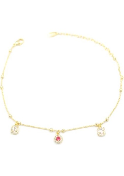 Taşlı Halhal - Altın