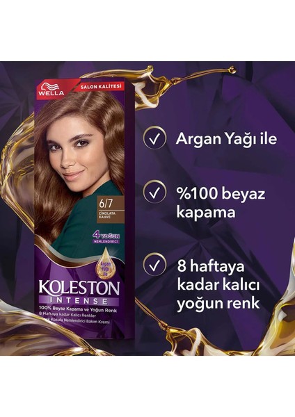 Koleston Intense Saç Boyası 6/7 Çikolata Kahve - Salon Kalitesi fiyatları
