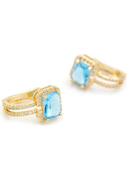 Taşlı Küpe - Turkuaz fiyatları