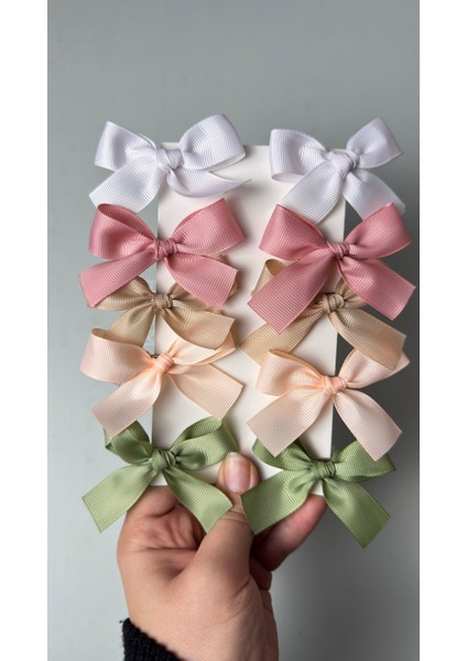 Soft Tonlar Kurdela Fiyonk 10 Adet 3 cm Metal Klips